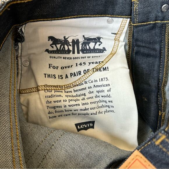 Levi's 502 Taper Regular Fit Jeans size 30 X 30 NEW - Picture 3 of 7